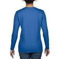 thumbnail image 2 of Heavy Cotton Women’s Long Sleeve T-Shirt, S, Black, 2 of 3
