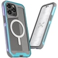 thumbnail image 1 of Funda GHOSTEK Atomic para iPhone 14 PRO Aluminio Transp Prismatic MagSafe, 1 of 9