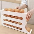 4layer Egg Storage Box, Refrigerator Egg Storage Organizer, Automatic