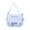 Blue, variant on Student Large Capacity Shoulder Messenger Bag Nylon Red 13.78x10.24x4.72 Inches 1 Pack