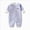 Blue 0626, variant on 12-18 Months Toddler Fall Winter Striped Romper,Crew Collar Long Sleeve Bodysuit,Thick Soft Waffle Cotton Baby Jumpsuit for Unisex Infant 12 18 24 Months 2T 3T,Blue
