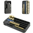 thumbnail image 1 of SOPOTUTU Caja Para Almacenamiento De Baterías Negras Con Soporte Fuerte Y Probador Sin Batería Integrado, 1 of 6