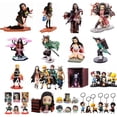 thumbnail image 2 of Figura de Anime zhangmengya Demon Slayer Kimetsu No Yaiba Kamado Tanjirou Nezuko Agatsuma Zenitsu Inosuke PVC Unisex, 2 of 2