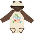 thumbnail image 3 of Inktastic My Pawpaw Loves Me Boys or Girls Long Sleeve Baby Bodysuit, 3 of 5