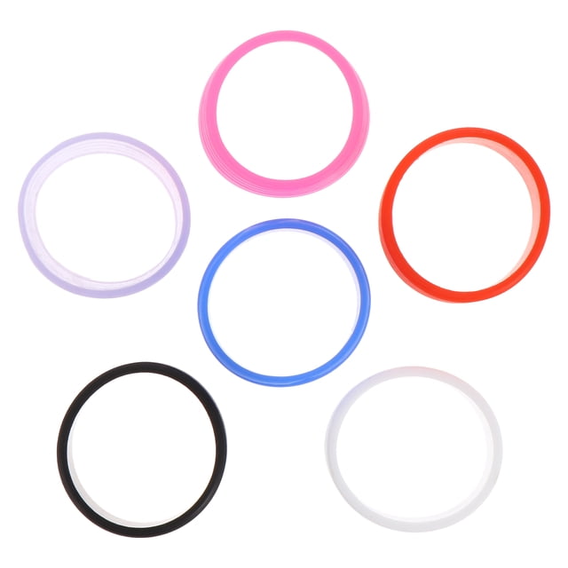 DEEPCRAFF 6pcs Badminton Handle Grip Tennis Grip Silicone Handle Grip Protection Sports Activities