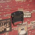 thumbnail image 4 of Household Essentials Jumbo Decorative Home Storage Trunk - Luggage Style - Americana Design, 4 of 5