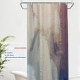 thumbnail image 2 of Multicolored Modern Abstract Decor Shower Curtain,Artists Oil Paints Closeup Bathroom Decor Polyester Fiber Plastic Rings Quick-Drying Waterproof for Bathtubs/Bathroom, 72x36 inches, 2 of 6