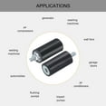 thumbnail image 4 of 8 Pack M4x10mm Thread Studs Rubber Shock 15x30mm Male Female 8 Pack M4 Lock Nuts, 4 of 6