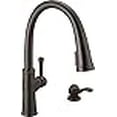 thumbnail image 3 of Delta Faucet Robinet de Cuisine en Bronze Huilé Spargo avec Pulvérisateur Rétractable, Bronze Vénitien 19964Z-RBSD-DST, 3 of 3