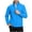 Blue, variant on Lightweight Softshell Jackets for Men Waterproof Stand Collar Zip Up Long Sleeve Bomber Jackets with Zip Pockets