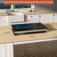 thumbnail image 3 of Built-In 30-in 4 Elements Smooth Surface (Radiant) Black Electric Cooktop Including Dual-Ring Element, 3 of 11