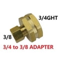thumbnail image 4 of 2Pcs Brass Adapter 3/4 Female To 1/4Inch Compression Garden Hose Adapter 3/8Inch, 4 of 9