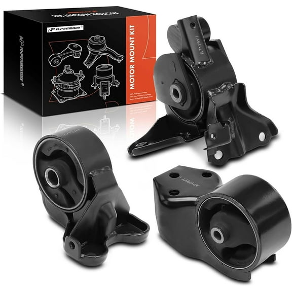 A-Premium Engine Motor Mount and Transmission Mount Kit Compatible with Kia Spectra 2004-2009, Spectra5 2005-2009, 2.0L, Manual Transmission, 3-PC Set, Replace# 219102F010, 218302F000