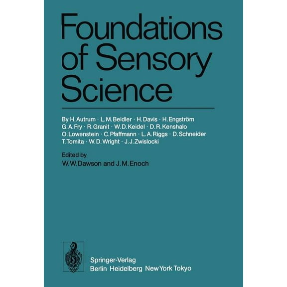 Foundations of Sensory Science, (Paperback)