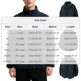 thumbnail image 2 of Men's Polar Fleece Jacket Casual Full Zip Sherpa Coat Soft Athletic Hiking Outdoor Warm Outwear with Pockets, 2 of 5