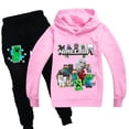 thumbnail image 1 of Ropa Infantil Minecraft Trajes de Manga Larga para niños y niñas, 1 of 3