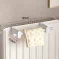 thumbnail image 5 of Fakrich Radiator Towel Rails,Radiator Airer with Single Rod Heat-Resistant Radiator Shelf Detachable Radiator Clothes Drying Rack for Plate Type/Film Type/Electric Radiator, 11.8 Inch, 5 of 5