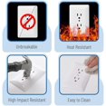thumbnail image 4 of Bates- Duplex Wall Plate, 5 Pack, White Outlet Covers Wall Plate, 4 of 7