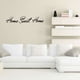 thumbnail image 3 of Adhesivo de pared de PVC negro Sweet Home, vinilo artístico para decoración de habitaciones (extraíble), 3 of 5