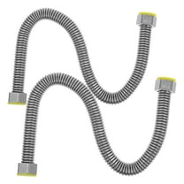 Homoyoyo Flexible Corrugated Water Heater Hose 2-Pack Replacement Tubing