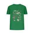 thumbnail image 1 of Camisetas de Verano de Mujer Pequeña Flor Impresa Cuello Redondo Manga Corta Superior, Verano Superior de las Mujeres, 1 of 8