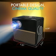 RCA 1080P Full HD Roku Smart Projector with Bluetooth and Multiple Aspect Ratios