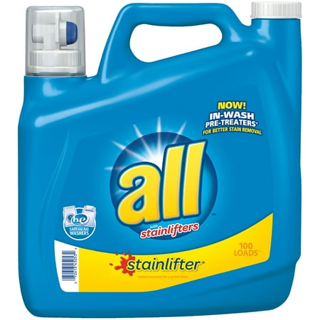 all Stainlifter Liquid Laundry Detergent, 150 Ounce, 100 Loads