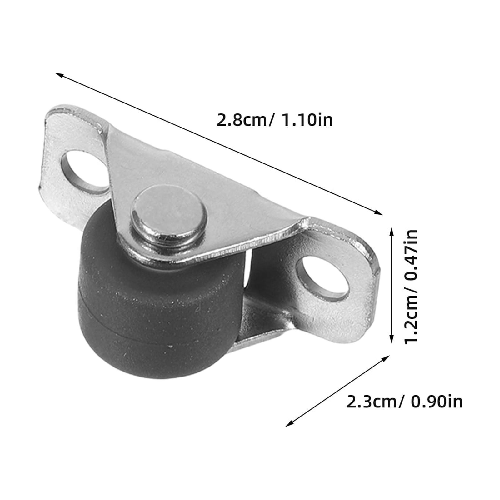 OUNONA 12Pcs Appliance Casters for Kitchen Furniture Smooth Drawer Operation Durable Rollers