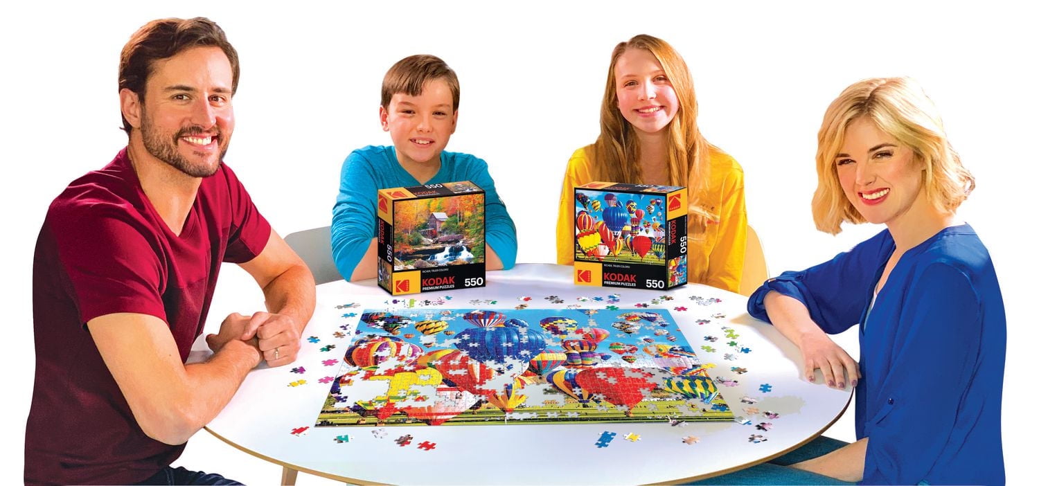 Kodak 550pc Puzzle - Up, Up and Away! Hot Air Balloon Fiesta (English Only)