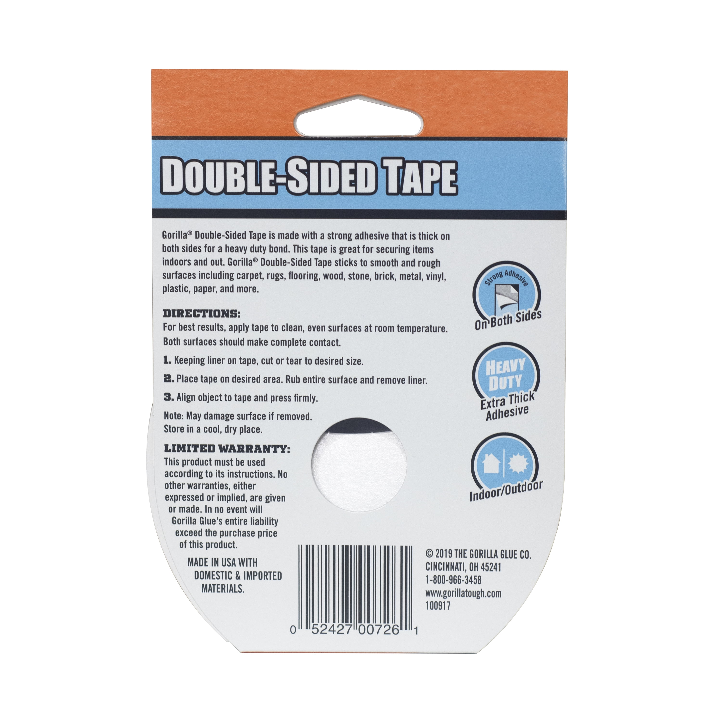 Cloth Base Double-sided Tape Self Adhesive Tape For Carpet DIY