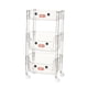 thumbnail image 1 of Carrito de almacenamiento con ruedas de varios niveles para dormitorio, oficina Tapas planas de 3 capas., 1 of 9