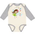 thumbnail image 3 of Inktastic Fairy Sparkles Girls Long Sleeve Baby Bodysuit, 3 of 5