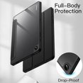 thumbnail image 5 of JETech Case for Samsung Galaxy Tab A9+ / A9 Plus 11-Inch 2023, Clear Transparent Hard PC Back, Protective Tri-Fold Stand Slim Tablet Cover, Auto Wake/Sleep (Black), 5 of 6