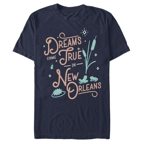 Men's The Princess and the Frog Dreams Come True in New Orleans  Graphic T-Shirt