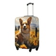 thumbnail image 2 of Daiia Cute Corgi Sunflower Luggage Cover, Thickened Washable Travel Luggage Covers, Elastic Unique Baggage Covers for 18-20 inch Luggage-X-Large, 2 of 9