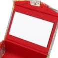 thumbnail image 4 of Embroidered Brocade Case Jewelry Storage Box Makeup Holder with Mirror with Closure - #G, as described G, 4 of 8