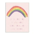 thumbnail image 2 of The Stupell Home Decor Collection Love You a Little More Pink Rainbow Wall Art, 2 of 3