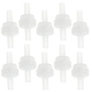 Water Stop Valve 10 Pcs Inline Non-return Embedded Liquid Check One Way Plastic
