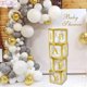 thumbnail image 2 of Decoración de Baby Shower para niño y niña, caja de globos transparente dorada con nombre de edad, decoración de fiesta de cumpleaños, boda, bautizo, 2 of 4