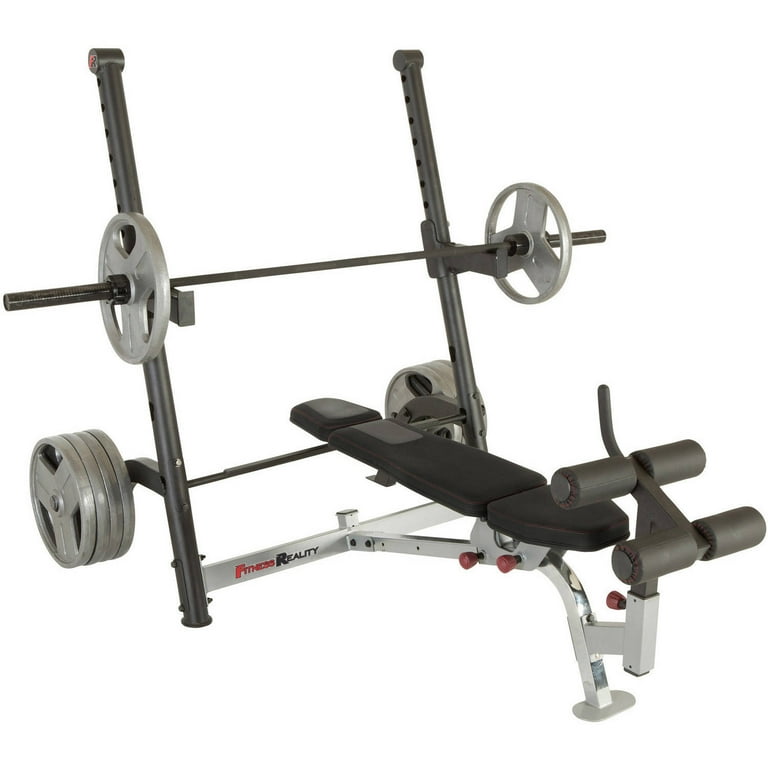 FITNESS REALITY X Class Olympic Weight Bench with Detachable Leg Hold Down Walmart