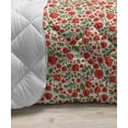 thumbnail image 3 of Poppy Flower Down Alternative Comforter, Springs Ladybugs Animals and Plants Flora Fauna Nature, Microfiber Quilt for All Season, 5 Sizes, Orange Olive Green White, by Ambesonne, 3 of 3