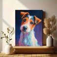 thumbnail image 6 of Jack Russell Terrier Pastel Canvas Print Wall Art for Living Room Bedroom Entryway Cafe Decor, 6 of 8