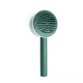 thumbnail image 1 of Peine De Bolsa De Aire Cepillo de pelo autolimpiante de una tecla Peine de masaje antiestático con bolsa de aire (verde), 1 of 6