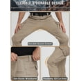 thumbnail image 6 of NAVEKULL Men's Stretch Cargo Pants Ripstop Water Resistant Flex Work Pants Lightweight Utility Outdoor Hiking Pants, 6 of 8