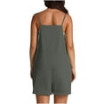 thumbnail image 7 of Hvot&aat Women's 2025 Summer Short Jumpsuit Romper Loose Sleeveless Adjustable Straps Shorts Overall Jumpers with Pockets, 7 of 7