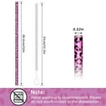 thumbnail image 5 of NiHome 12-Pack Reusable Plastic Straws Fit for Stanley 40oz & 30oz Tumbler, 12" Long Leopard Straws Fit for Simple Modern, Quencher, Yeti, Meoky with 2 Brushes, Durable BPA-Free (4 Colors), 5 of 10
