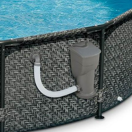 Summer Waves - 12ft x 33in Round Above Ground Pool w/ Filter Pump