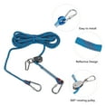 thumbnail image 4 of Reflective Dog Tie Out Cable, 16.4ft Long, With 360 Degree Rotating Pulley, For Outdoor Camping Yard, 4 of 8