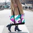 thumbnail image 4 of FORMRS Canvas Laptop Tote Bag for Women with 15.6" Computer Compartments Shoulder Handbag, Abstract Drawing, 4 of 7