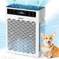 thumbnail image 5 of PRASKY Air Purifier for Home Large Room up to 2250 Sq ft, True HEPA Filter for Pets, Smoke & Allergies | Quiet for Bedroom (White), 5 of 11